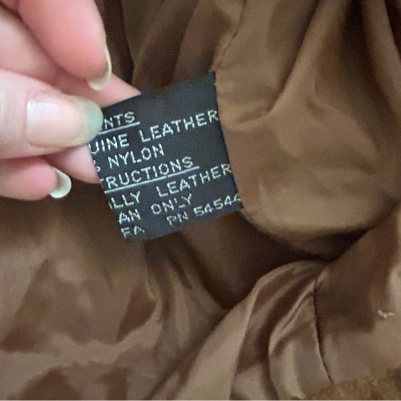 Vtg American Line STEFANO Fringed Suede Leather Cropped Concho Jacket - Picture 9 of 10